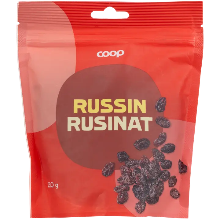 Coop rusinat 250 g