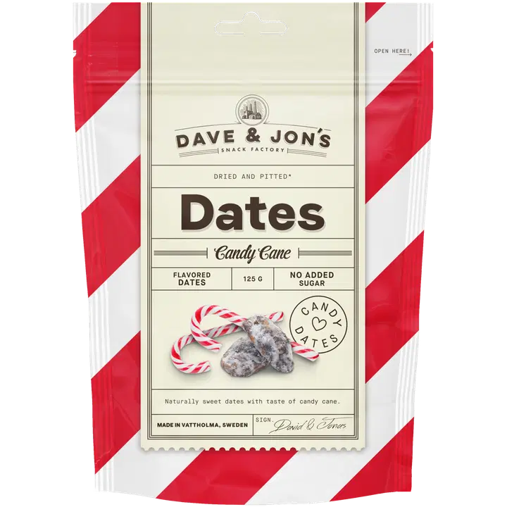 Dave&Jons Taatelit Karkkikeppi 125 g