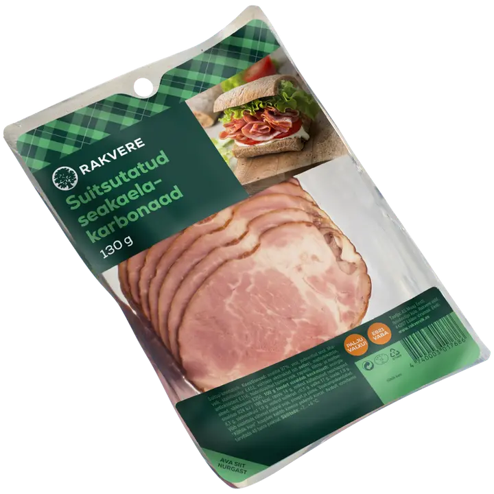 Rakvere Suitsutatud Seakaelakarbonaad 130 G