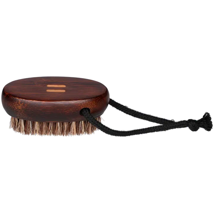 Rento kynsiharja bambu tummanruskea