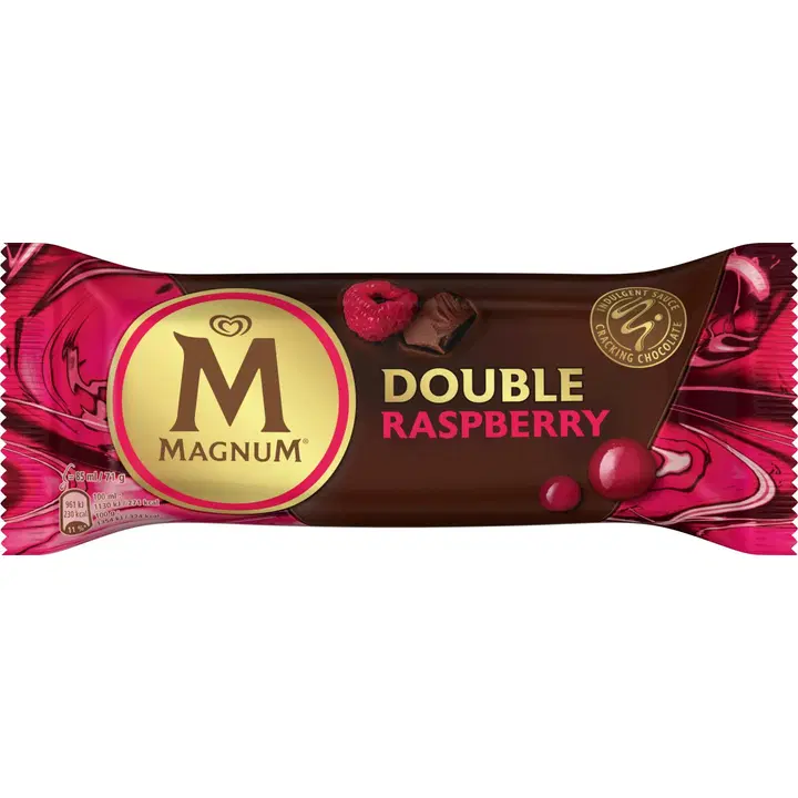 Magnum Double Raspberry Jäätelöpuikko 85ml/71g