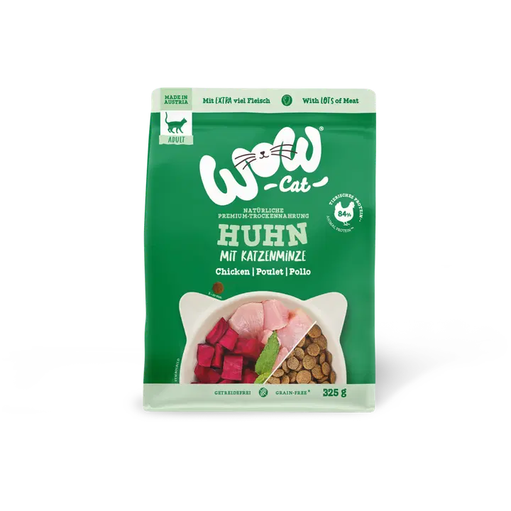 WOW CAT ADULT Kana kuivaruoka 325 g