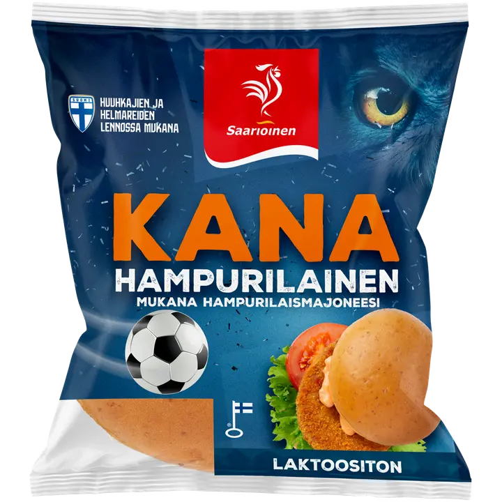 Saarioinen Kanahampurilainen 150g