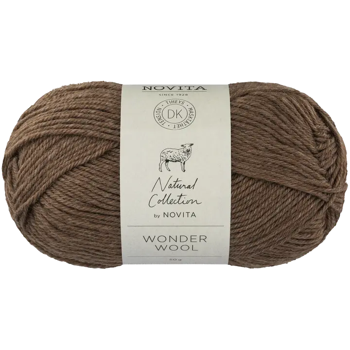 Novita lanka Wonder Wool DK 50 g metsäsieni 068