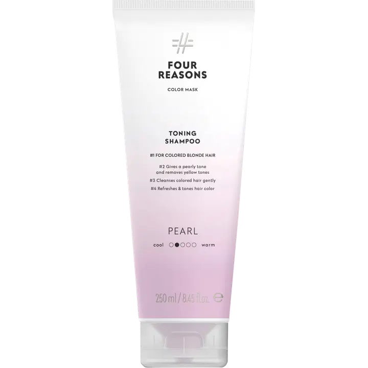 Four Reasons Color Mask Toning Shampoo Pearl sävyttävä shampoo 250 ml