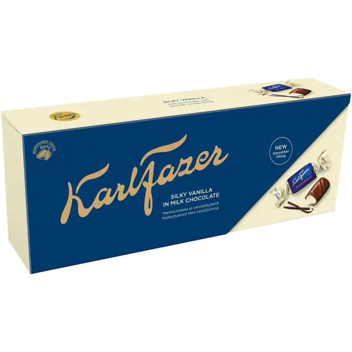 Karl Fazer Silky Vanilla suklaakonvehti 270g
