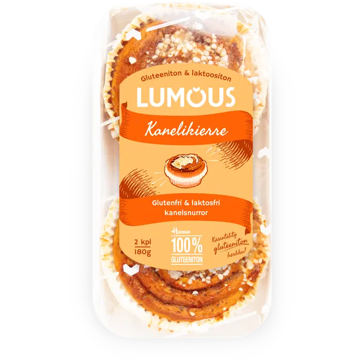 Hannun Gluteeniton Lumous Kanelikierre 180g