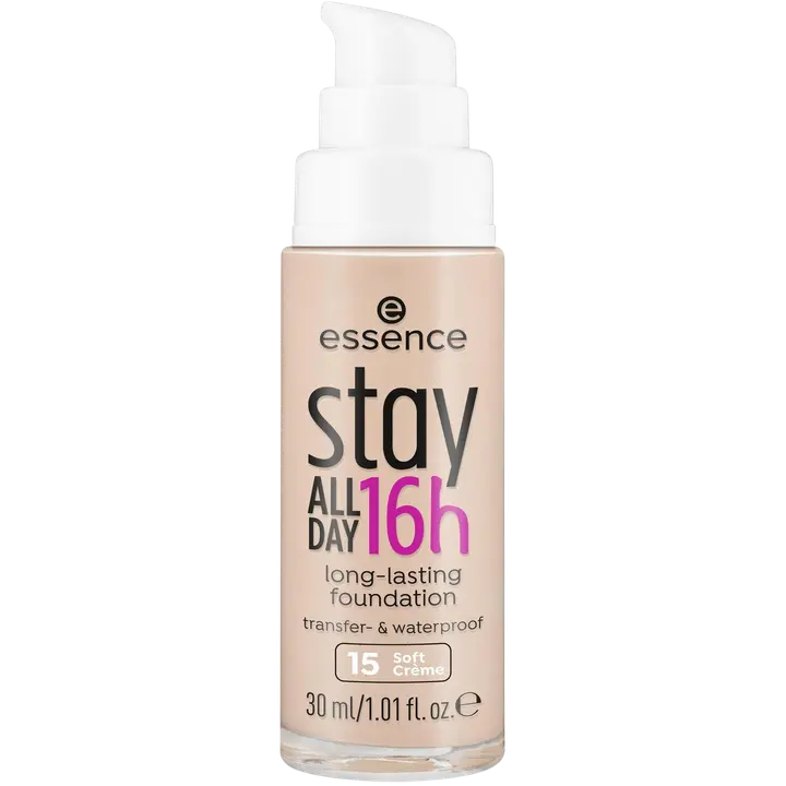 essence stay ALL DAY 16h long-lasting Foundation 15 Soft Creme 30 ml