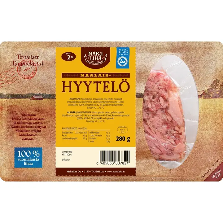 Makuliha Maalaishyytelö 280g