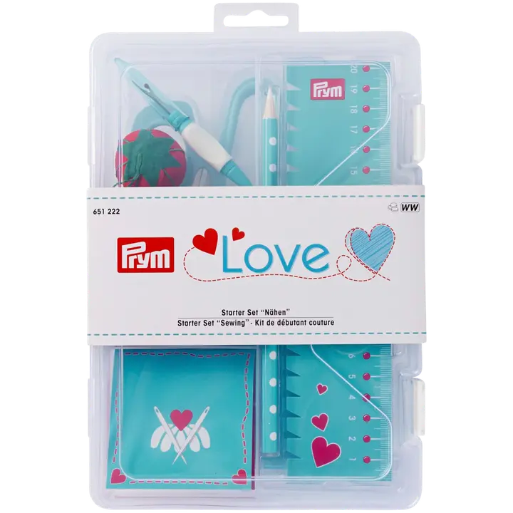 Õmbluskomplekt algajatele türkiis