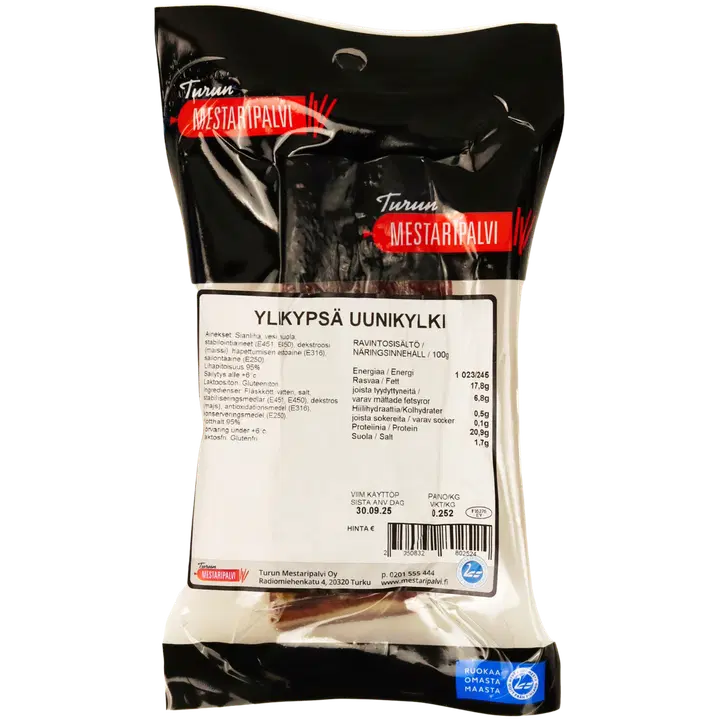 Turun Mestaripalvi Ylikypsä uunikylki n.300g