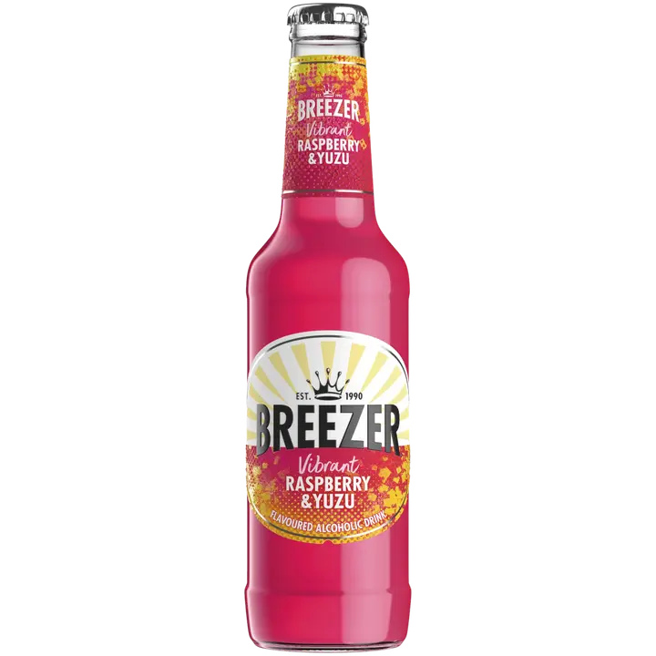 Breezer Vadelma&Yuzu juomasekoitus 4 % lasipullo 0,275 L