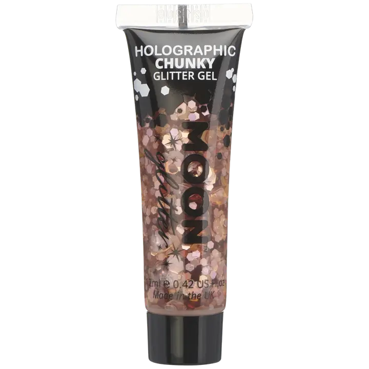 Glittergeel Moon Glitter Holograafiline roosa kuld 12ml
