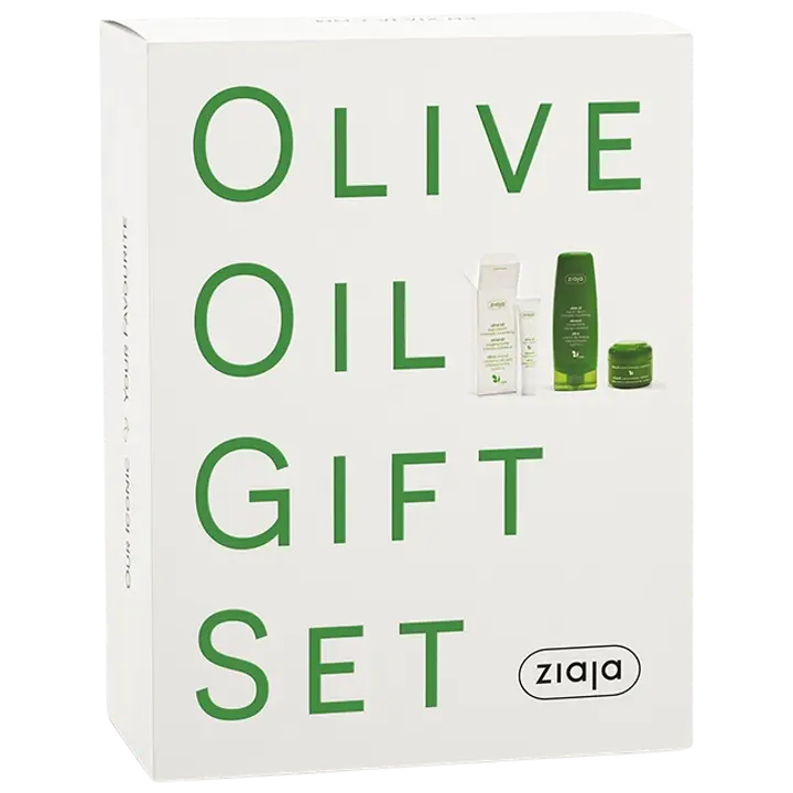 Ziaja oliivi lahjapakkaus (sis. kasvovoide 50ml, silmänympärysvoide 15ml + käsi- ja kynsivoide 80ml)