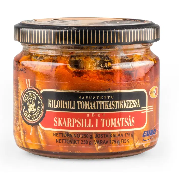Old Riga savustettu kilohaili tomaatissa 250 g