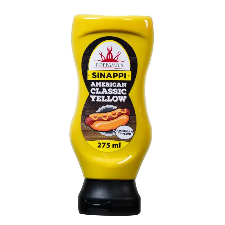 Poppamies Sinappi American Classic Yellow 275ml