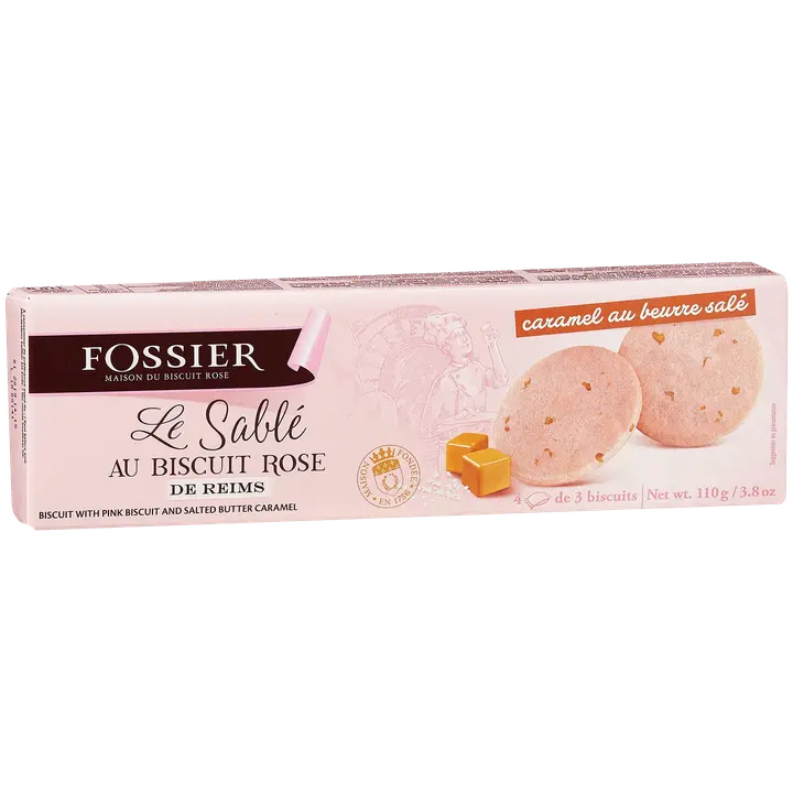 Fossier Pinkki keksi suolainen karamelli 110g