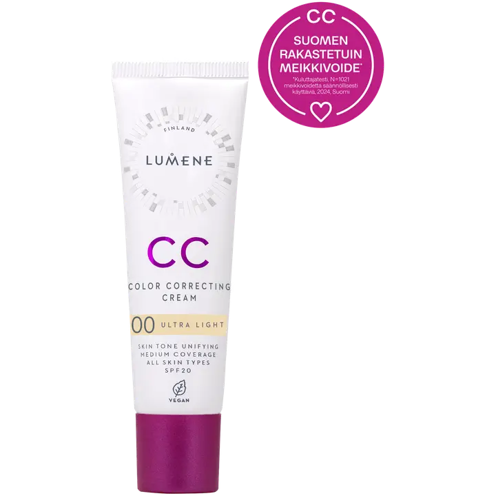 Lumene CC Color Correcting Meikkivoide SK20 00 Ultra Light 30 ml