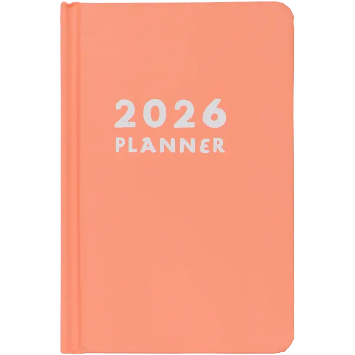 Taskukalenteri A6 pinkki