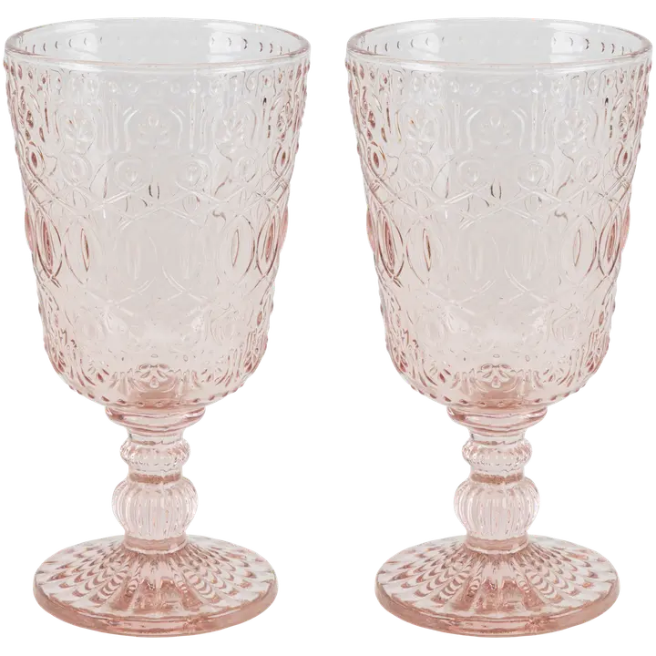 House viinilasi Diana 30 cl 2 kpl roosa