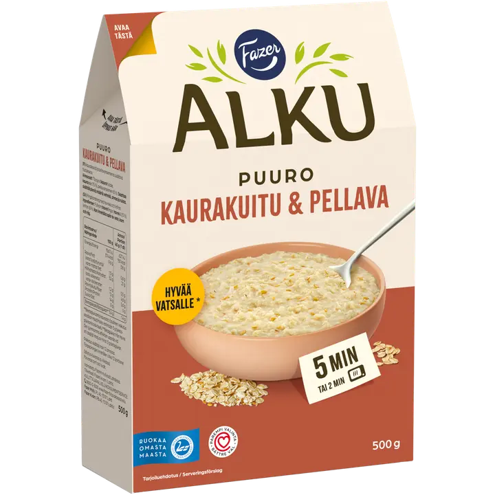 Fazer Alku Kaurakuitu & pellava puuro 500 g