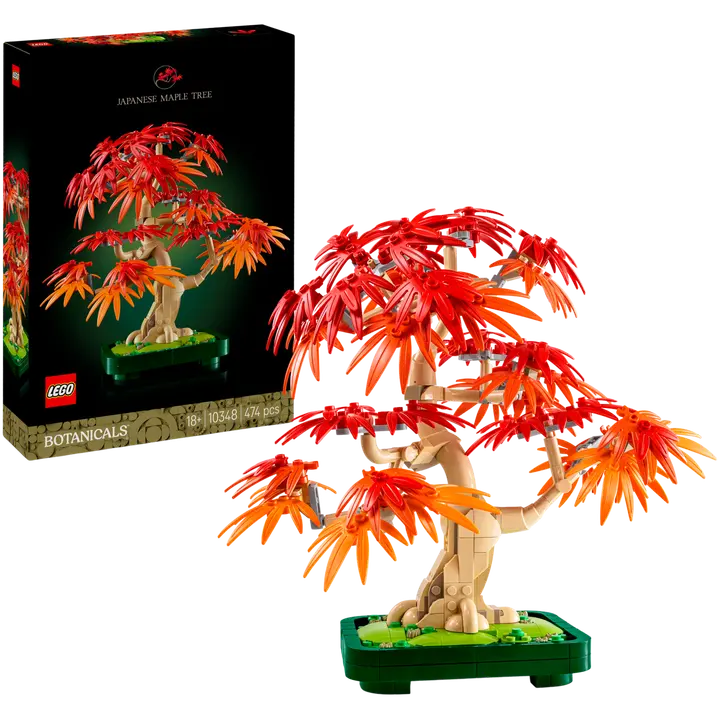 LEGO® Botanicals 10348 Punalehtinen japaninvaahtera-bonsaipuu