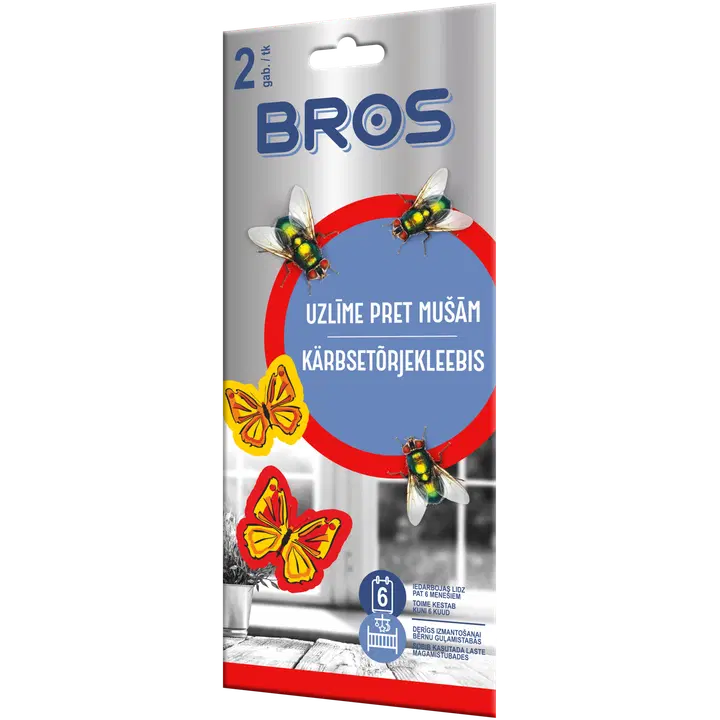 Kärbsetõrje kleebis Bros 2tk