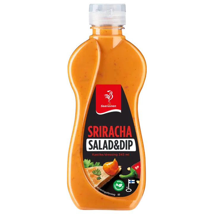 Saarioinen Sriracha salaatti- ja dippikastike 345ml
