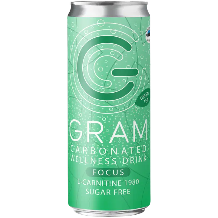 GRAM® funktsionaalne jook roheline tee, karboniseeritud 330 ml