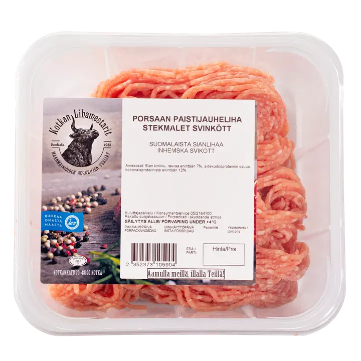 Kotkan lihamestarit porsaan paistijauheliha n. 500 g