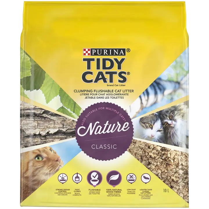 Purina® Tidy Cats® 10l Nature Classic paakkuuntuva kissanhiekka