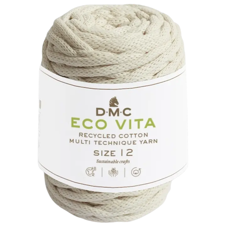 DMC Eco Vita nyörilanka 250g valkoinen