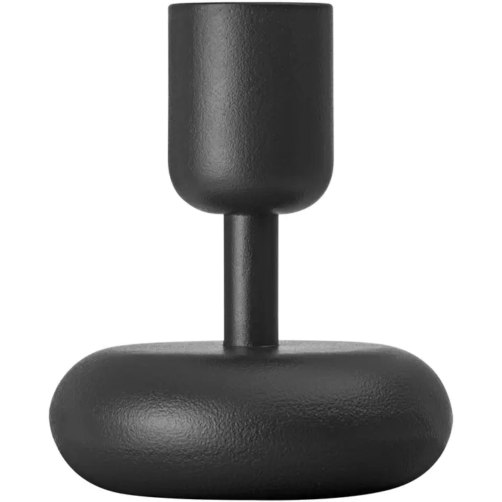 Iittala Nappula kynttilänjalka 107mm tummanharmaa