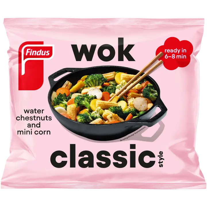 Findus Wok Classic Style 450g, pakaste