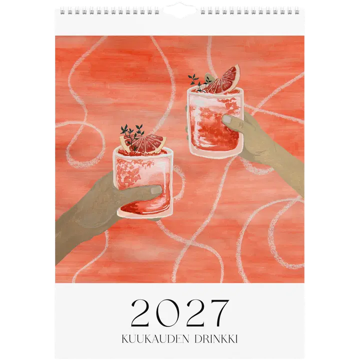Burde Väggkalender 2027 Drink