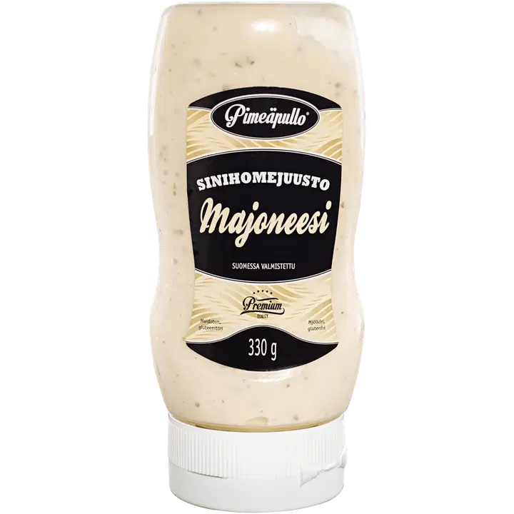Pimeäpullo Sinihomejuuston makuinen majoneesi 330g