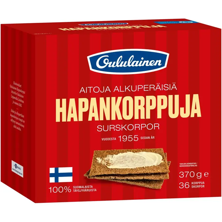 Oululainen Hapankorppu 370g