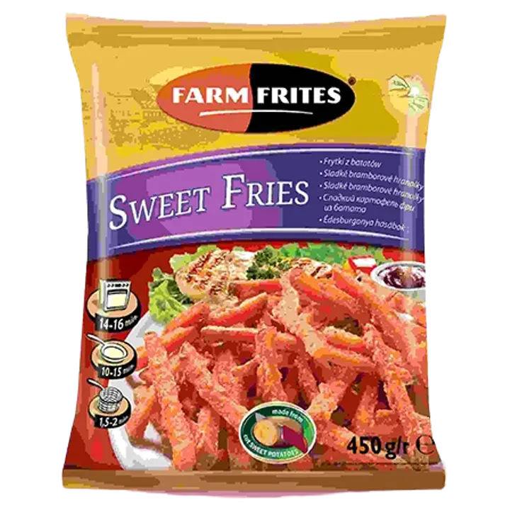 FARM FRITES Friteeritud bataat (maguskartul) 450g
