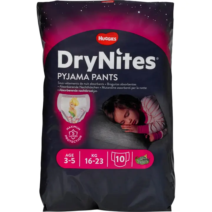 DryNites tyttö 10kpl 3-5 vuotta