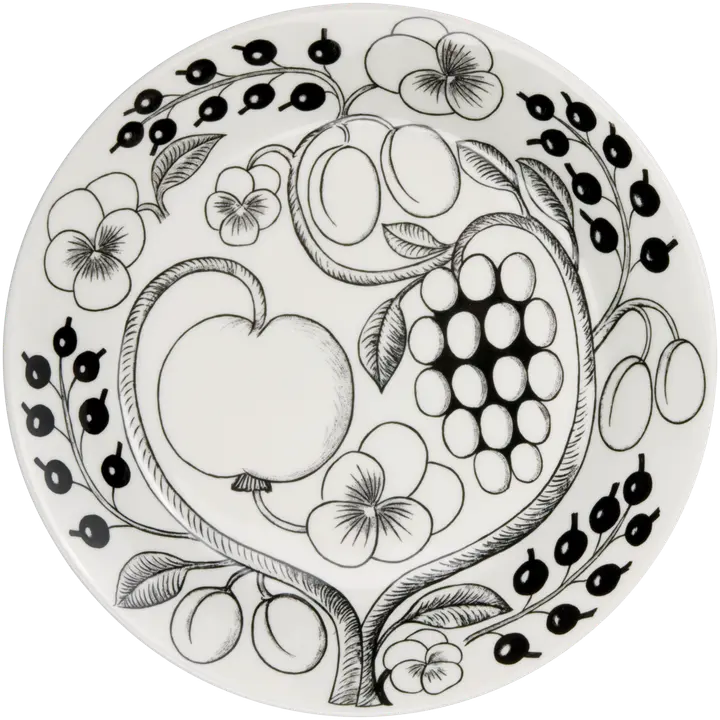 Arabia Paratiisi lautanen 26 cm, musta