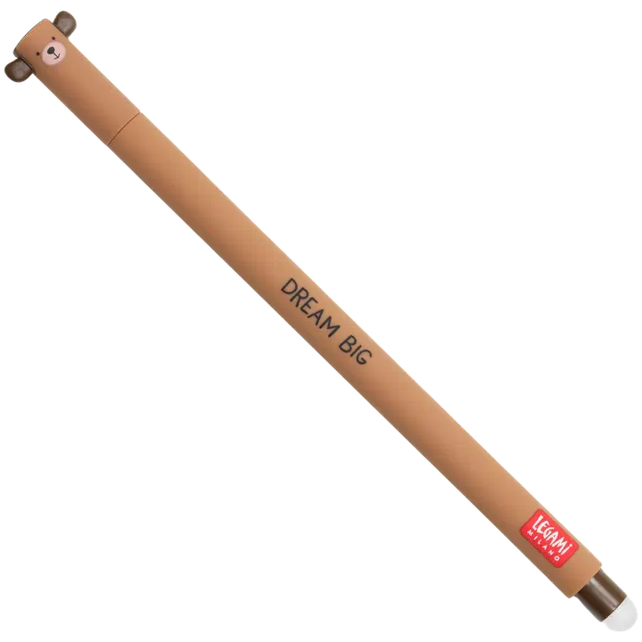Legami kustutatav geelpliiats 0,7mm teddy bear (punane)