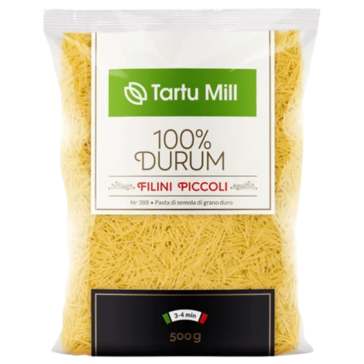 Tartu Mill durum nuudlid filini piccoli 500 g