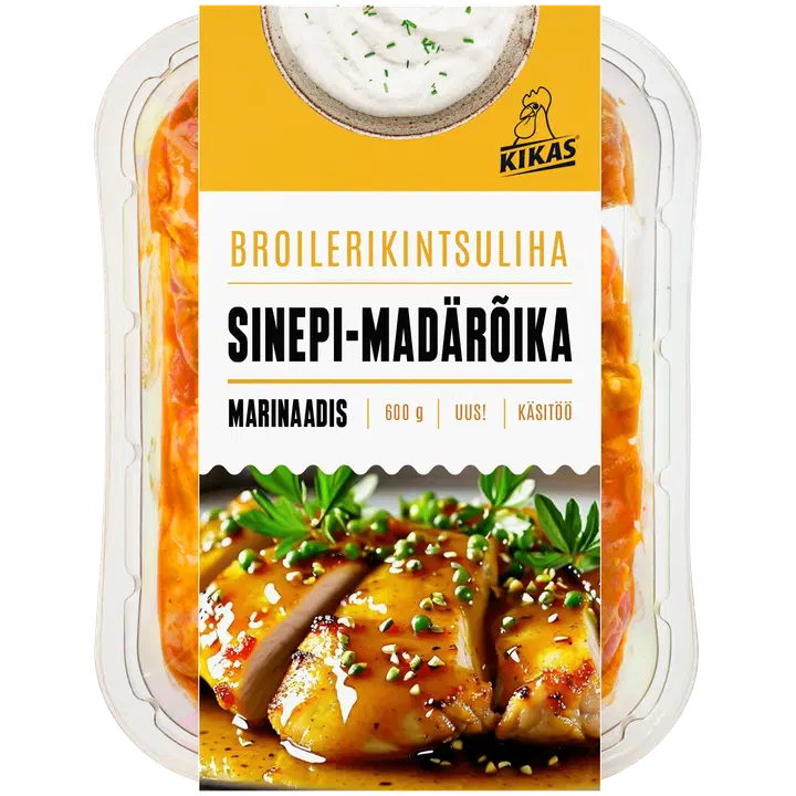 Kikas Broilerikintsuliha sinepi-mädarõika marinaadis 600g  Kikas