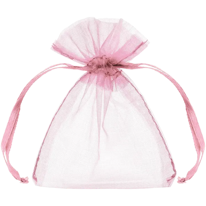 Organza pussit 10 kpl vaal pun