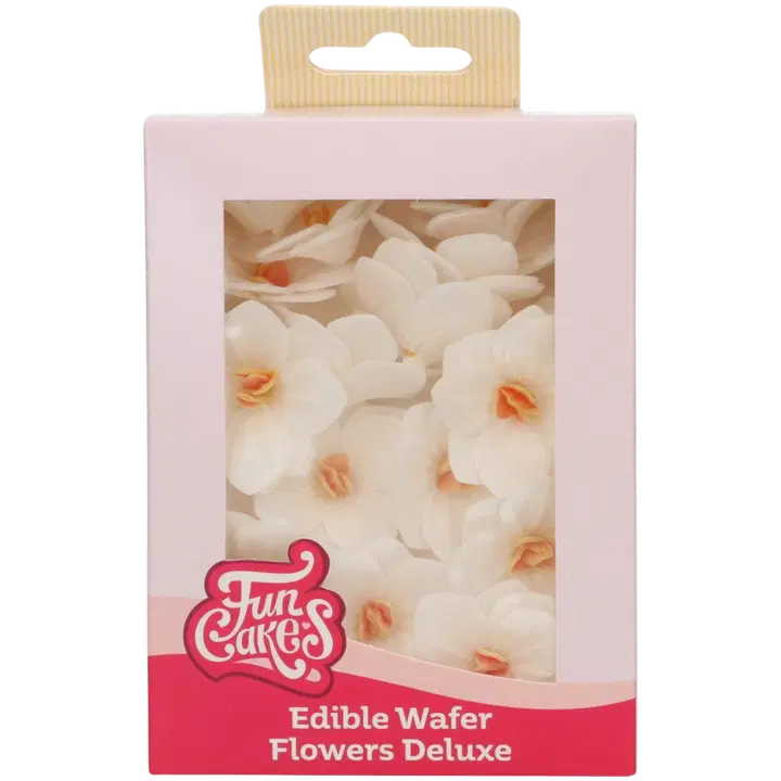 Funcakes söödavad vahvlililled (valged hortensiad), 25 g (18 tk)