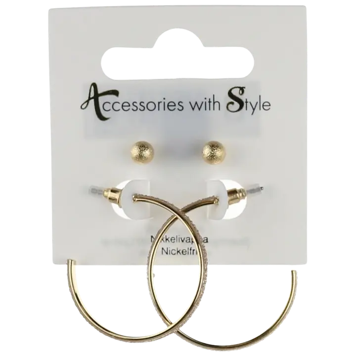 Kõrvarõngad komplekt kuldne