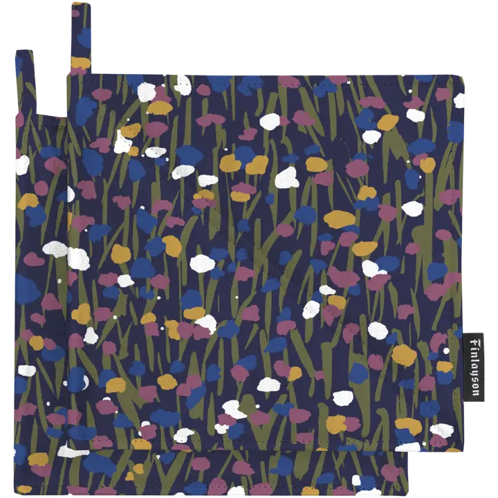 Finlayson patalappu Sievä 2kpl 22x22cm sin/luumu