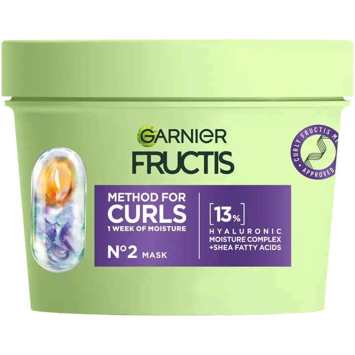Garnier Fructis Method for Curls hiusnaamio kihartuville hiuksille 370ml