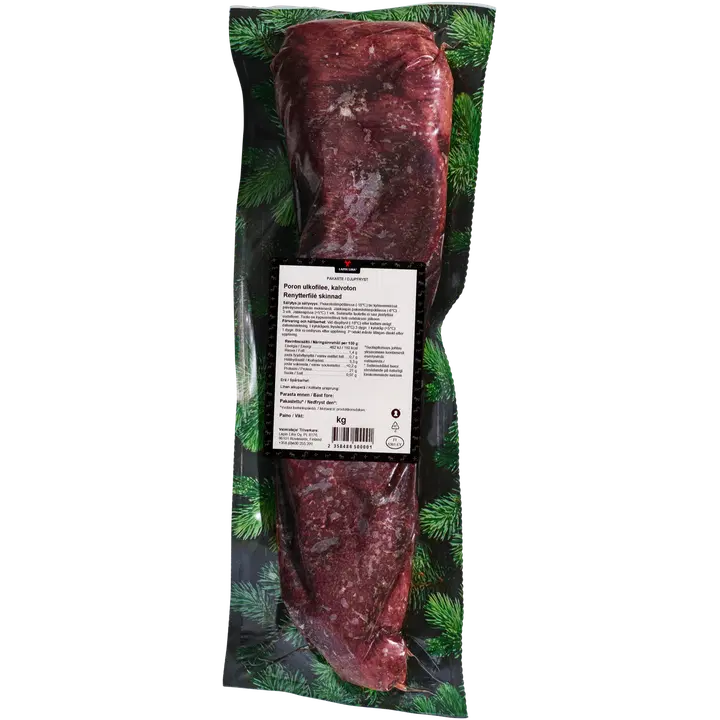 Lapin Liha poron ulkofilee kalvoton noin 400g pakaste