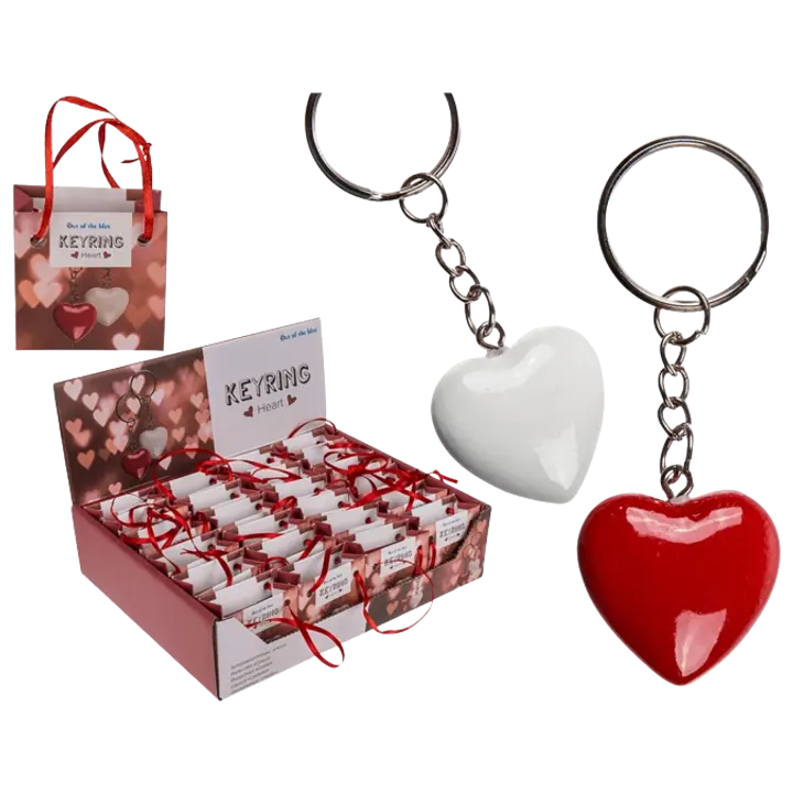 Avaimenperä sydän 1 kpl